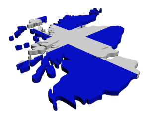 Carte 3d de l'Ecosse